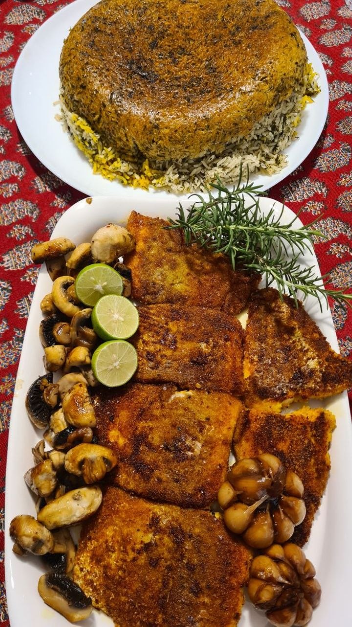 Sabzi Polo ba Mahi
